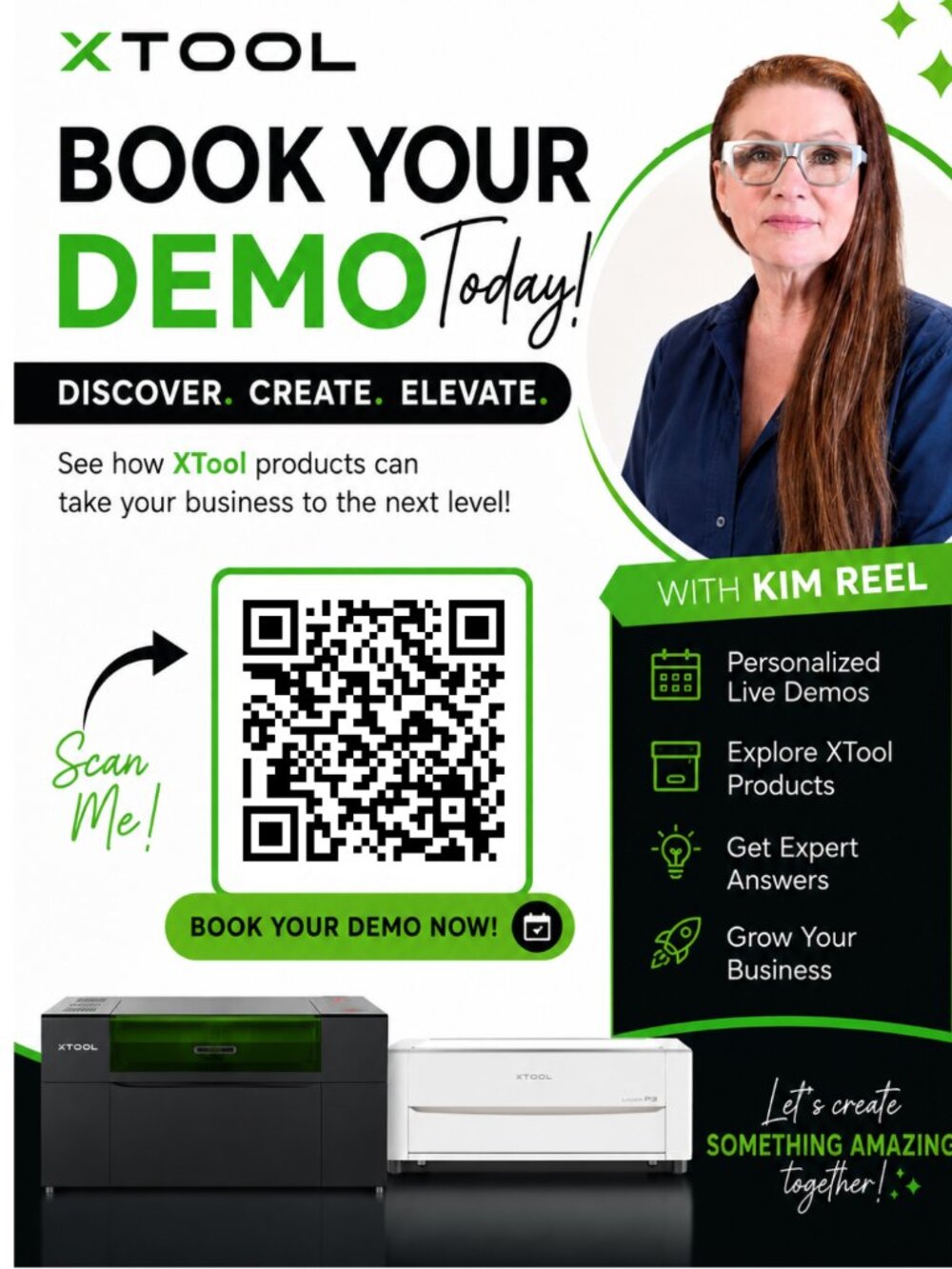 Book Your XTool Demo with Kim Reel!